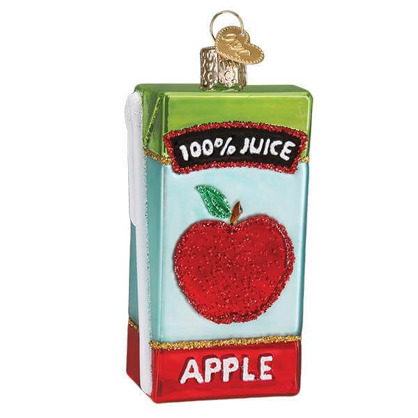 Apple Juice Box Ornament