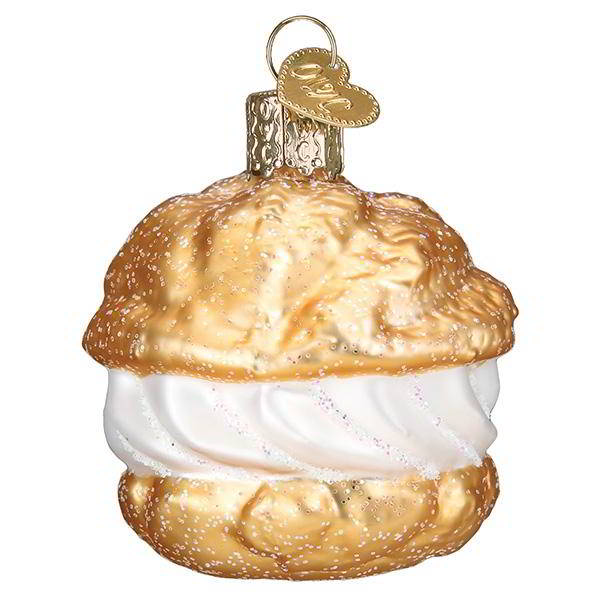 Cream Puff Ornament