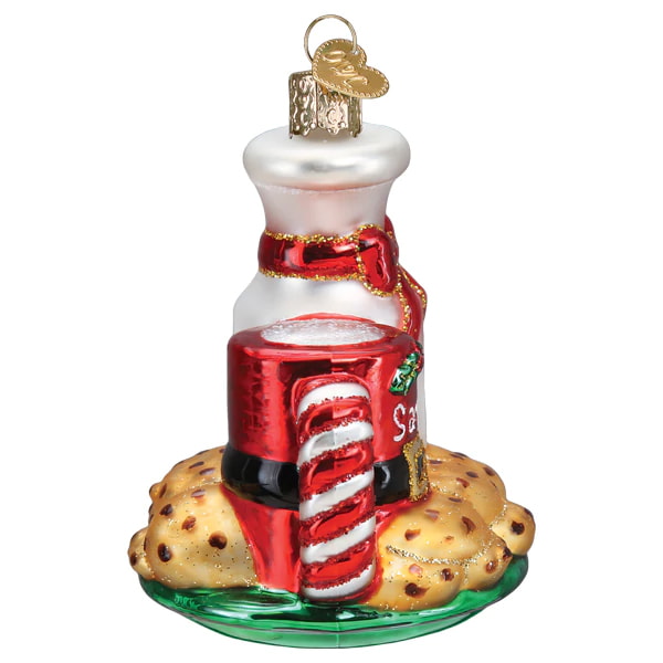 Santa's Milk & Cookies Ornament