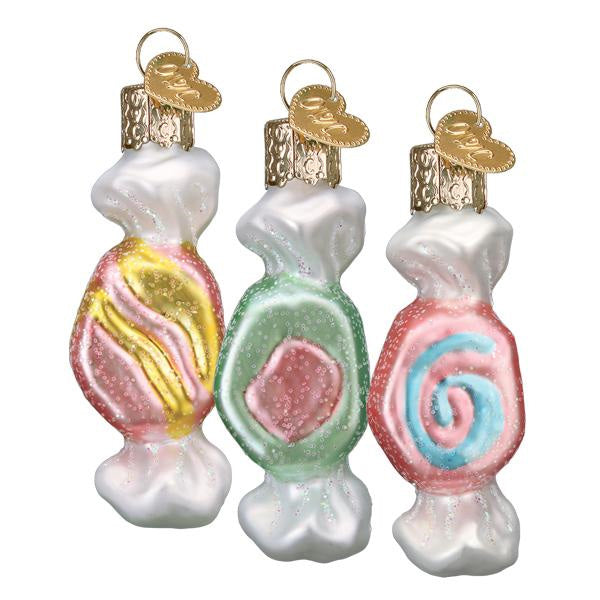 Salt Water Taffy Ornaments Set of 3