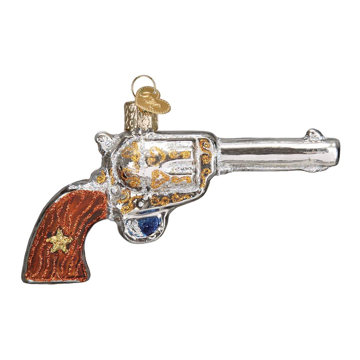 Western Revolver Gun Ornament