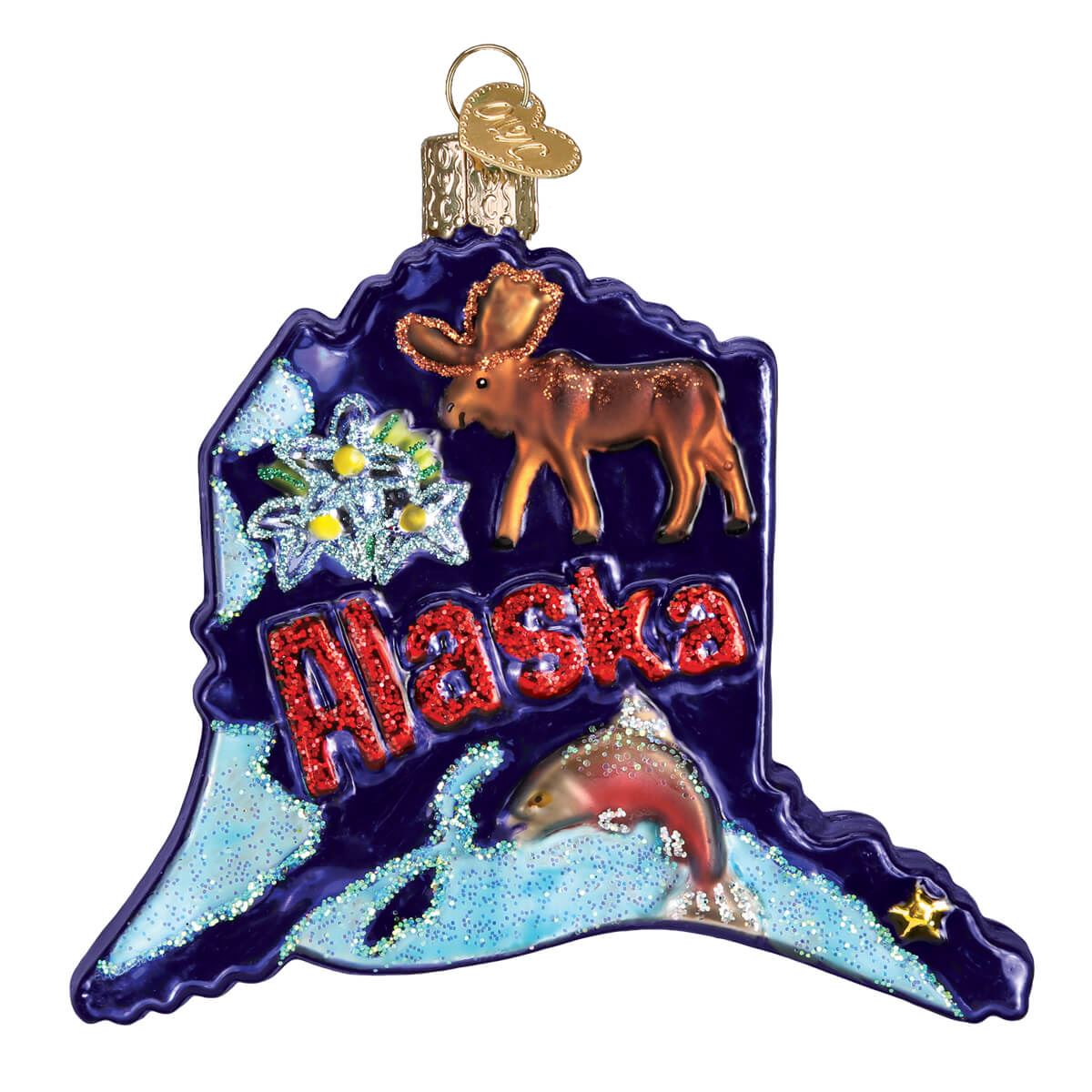 State Of Alaska Ornament