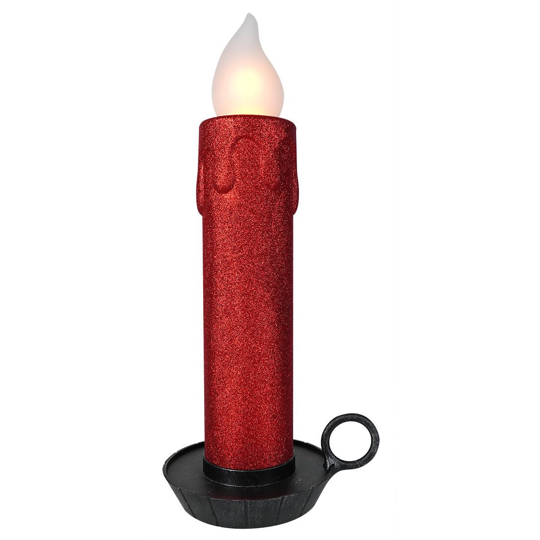Lighted Red Candle