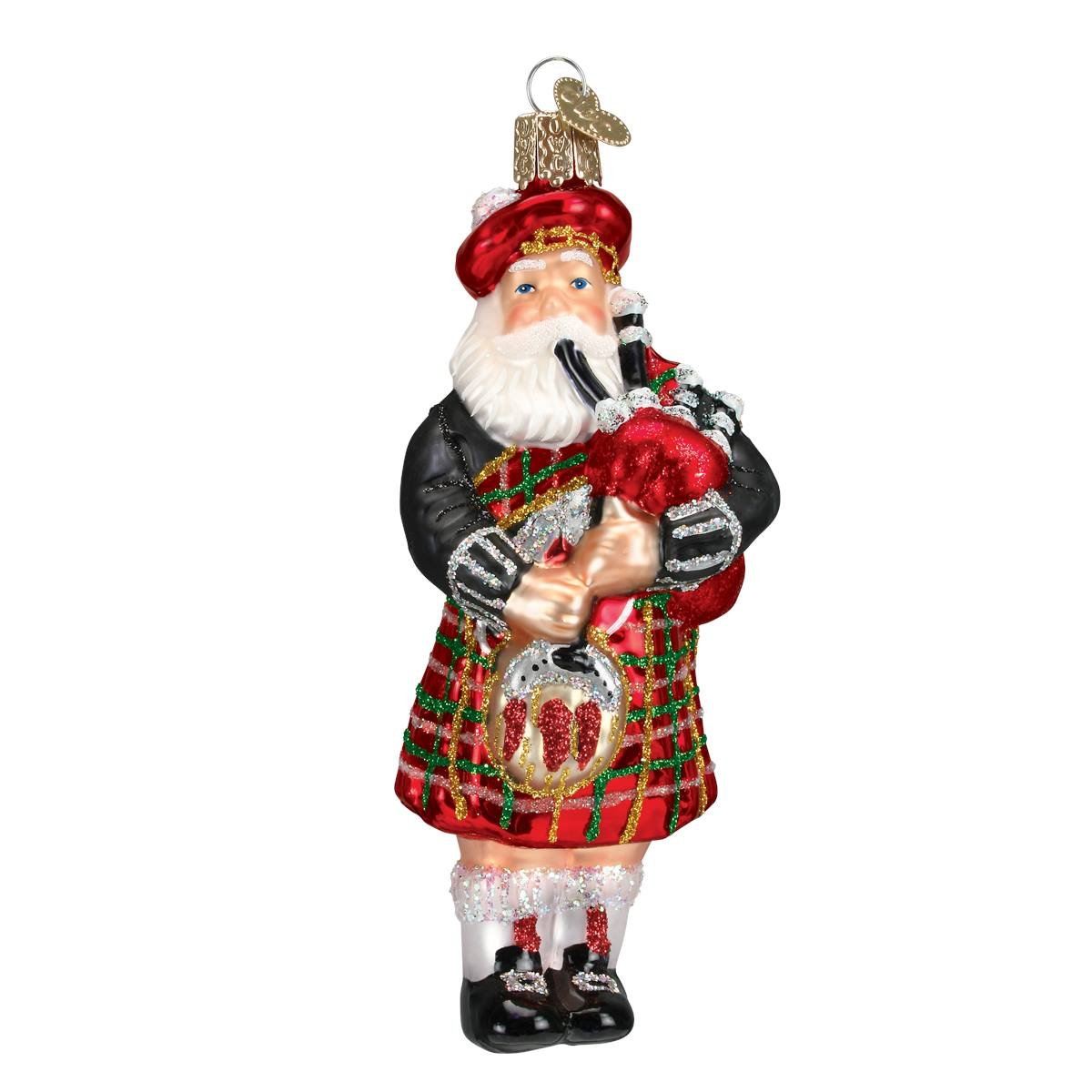 Highland Santa Ornament