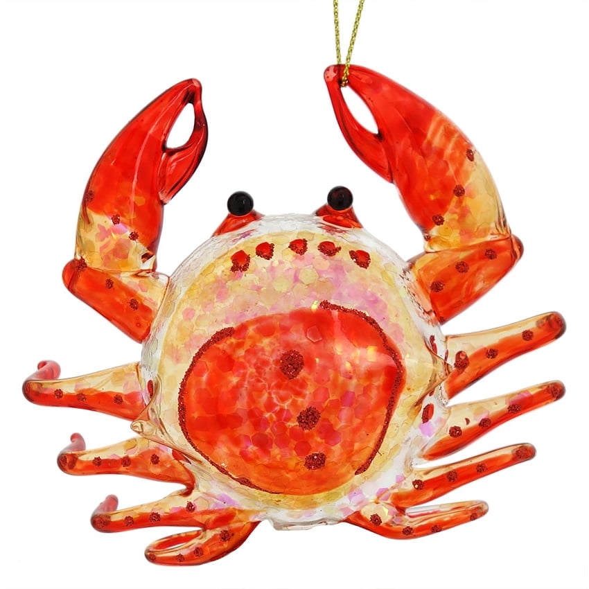 Red Coastal Crab Ornament