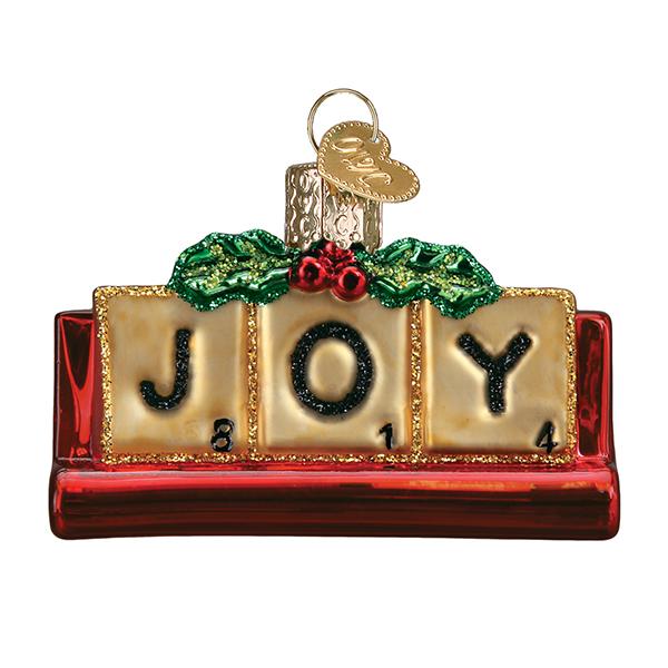 Joyful Scrabble Ornament