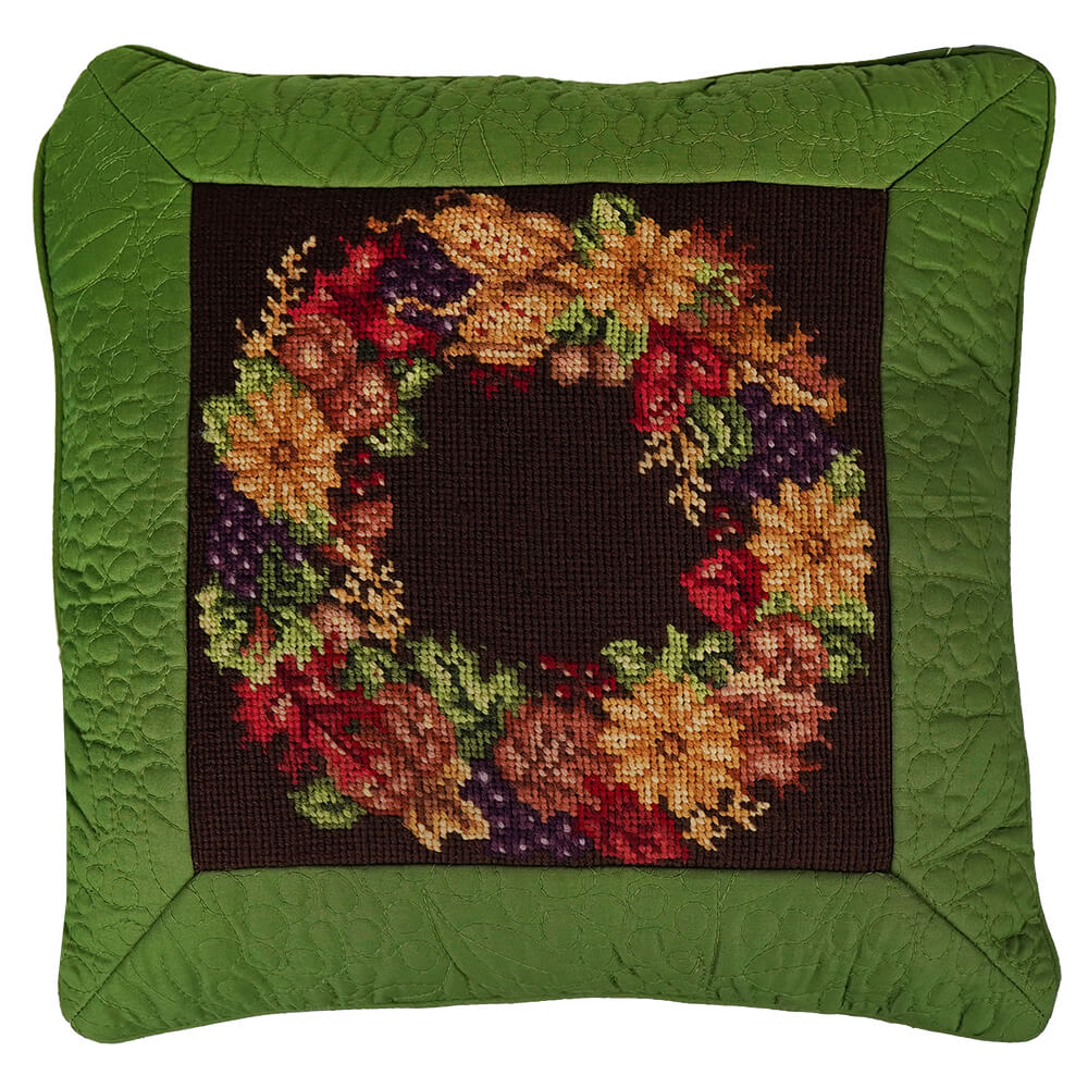 Autumn Wreath Pillow