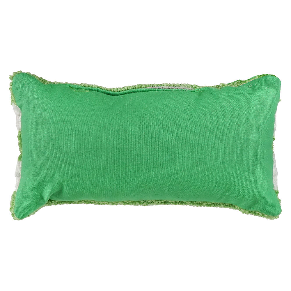 C+F Clover Trio Hooked Pillow
