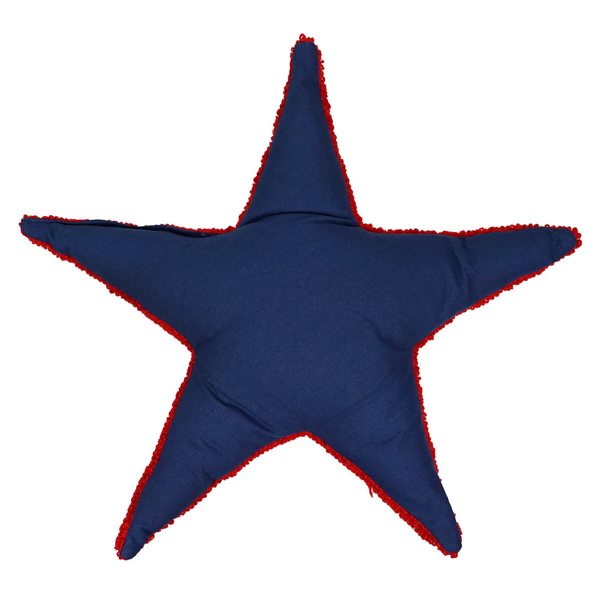 Red, White & Blue Star Shaped Pillow