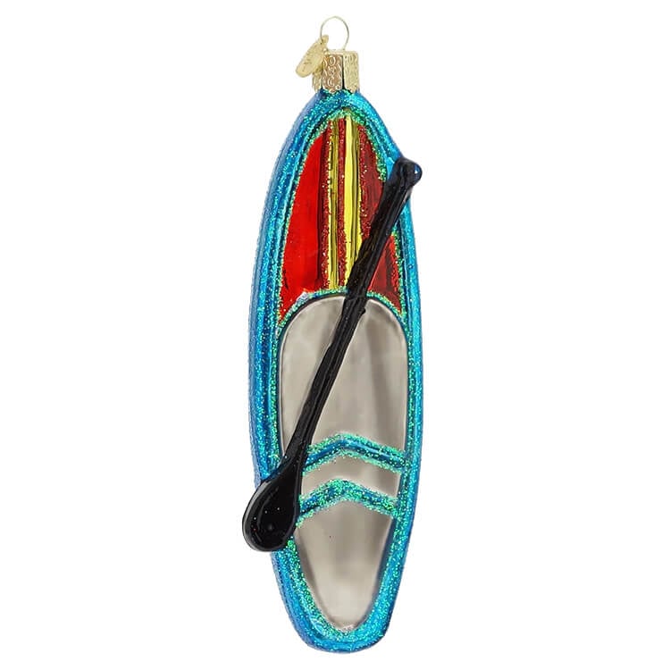 Red Stand Up Paddle Board Ornament