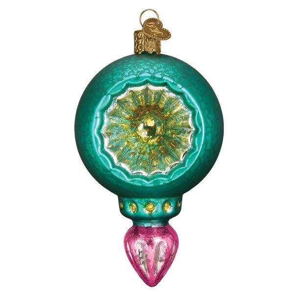 Turquoise Luster Reflection Ornament