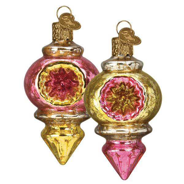 Gold Bright Candlelight Reflection Ornament