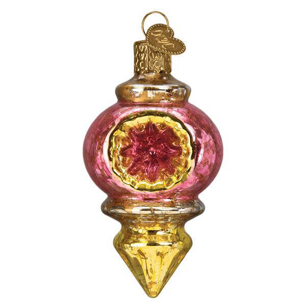 Pink Bright Candlelight Reflection Ornament