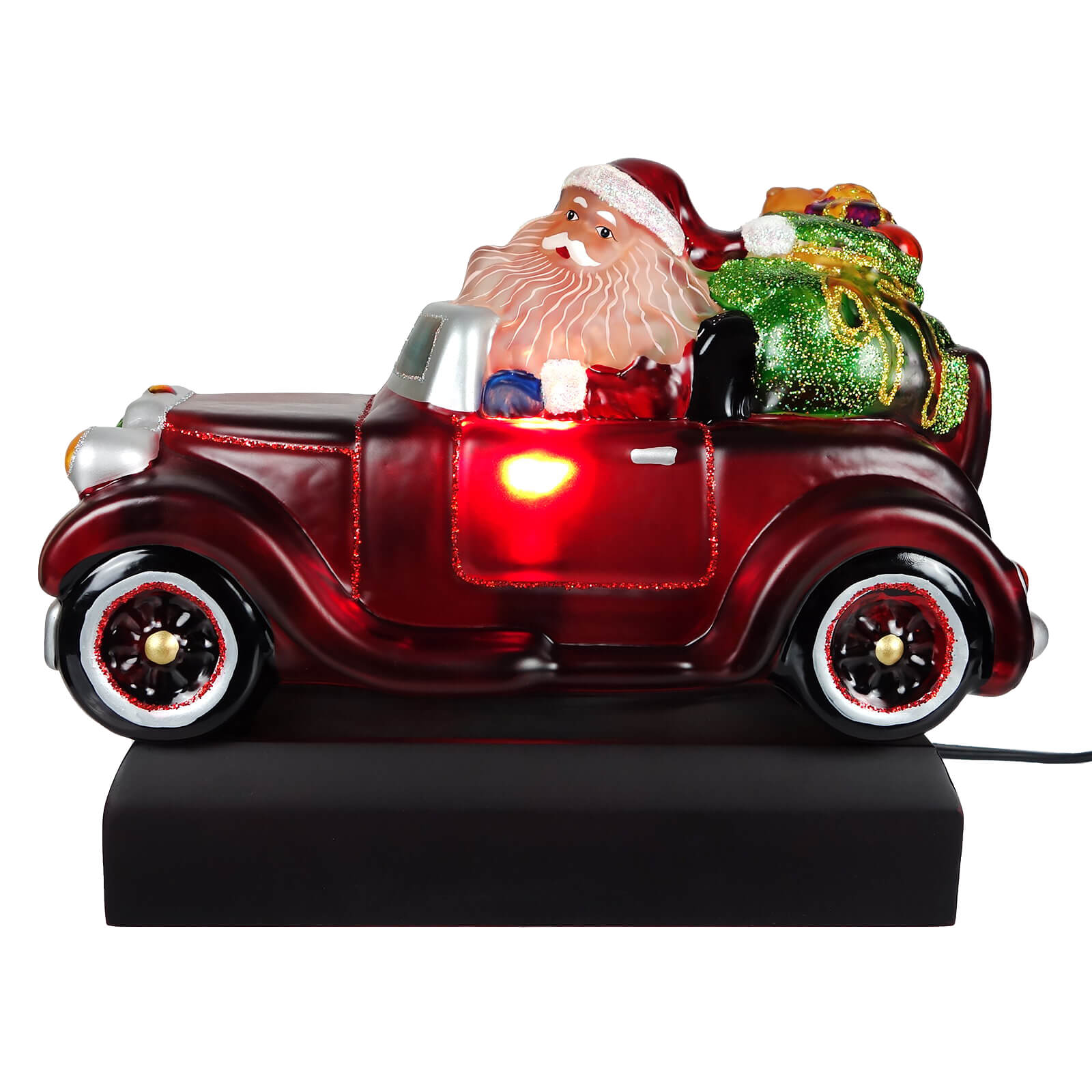 Santa in Antique Car Night Light