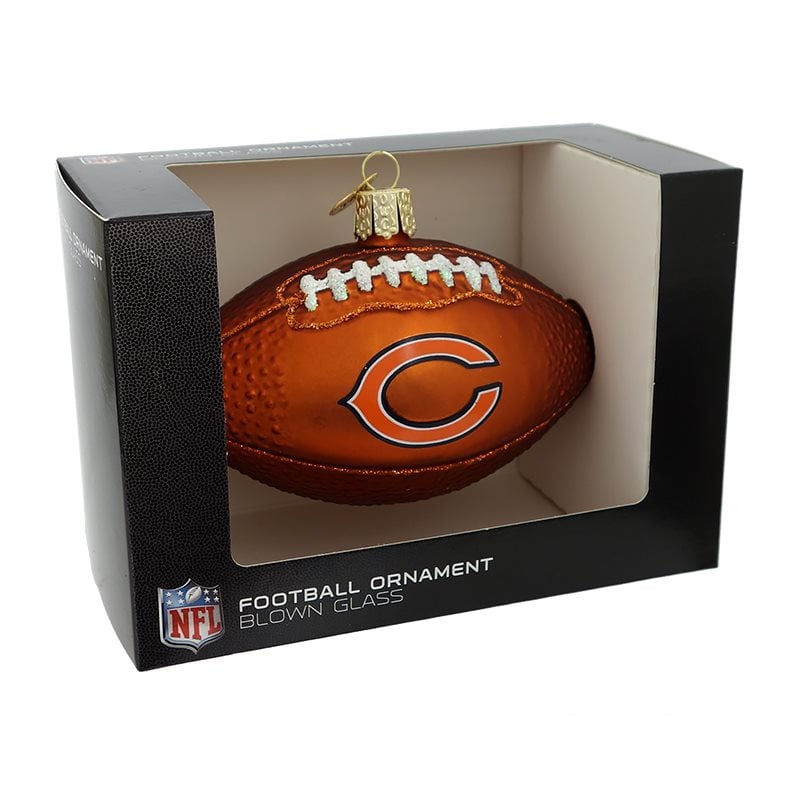 Chicago Bears Football Ornament