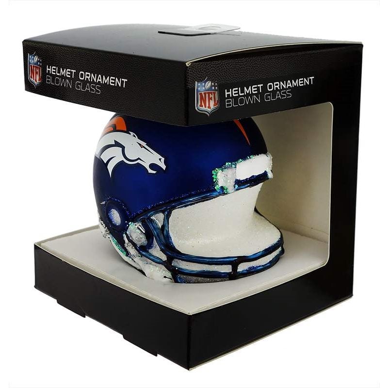 Denver Broncos Football Helmet Ornament