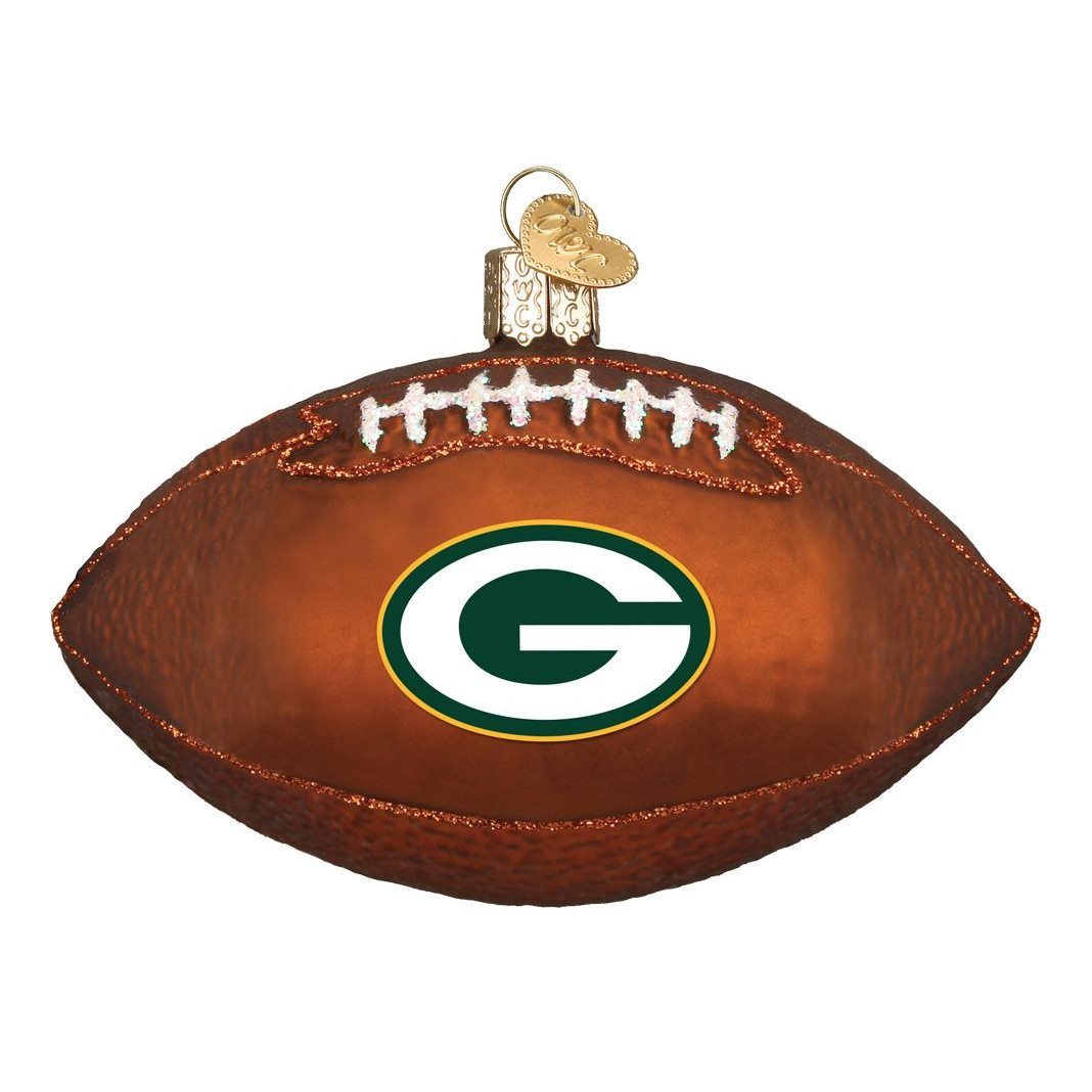 Green Bay Packers Football Ornament