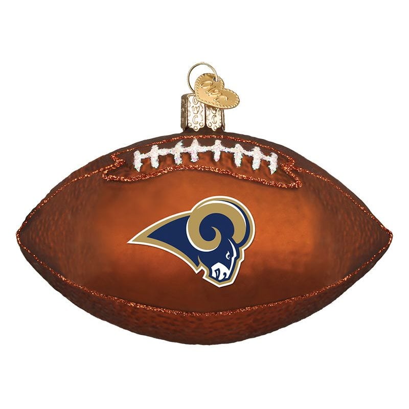 Los Angeles Rams Football Ornament