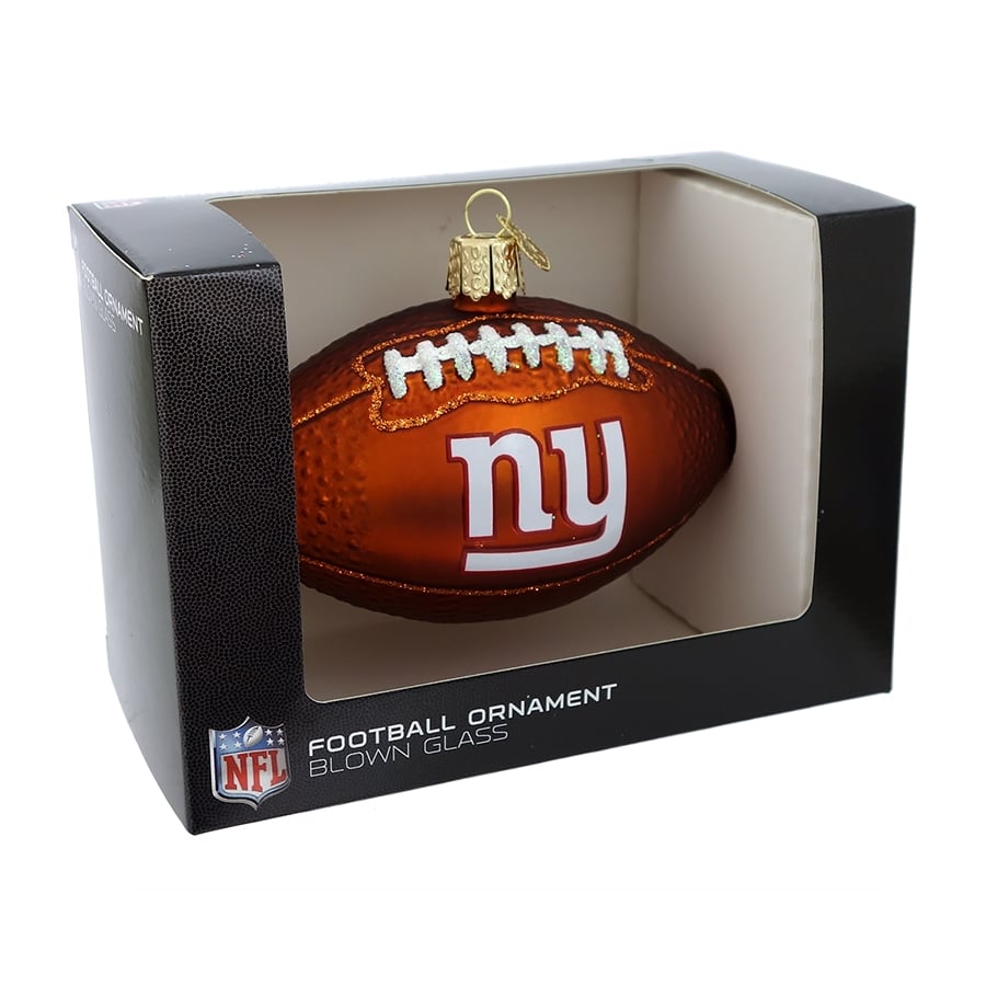 New York Giants Football Ornament