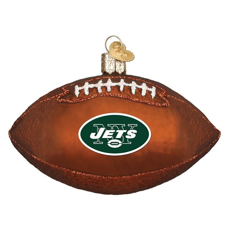 New York Jets Football Ornament