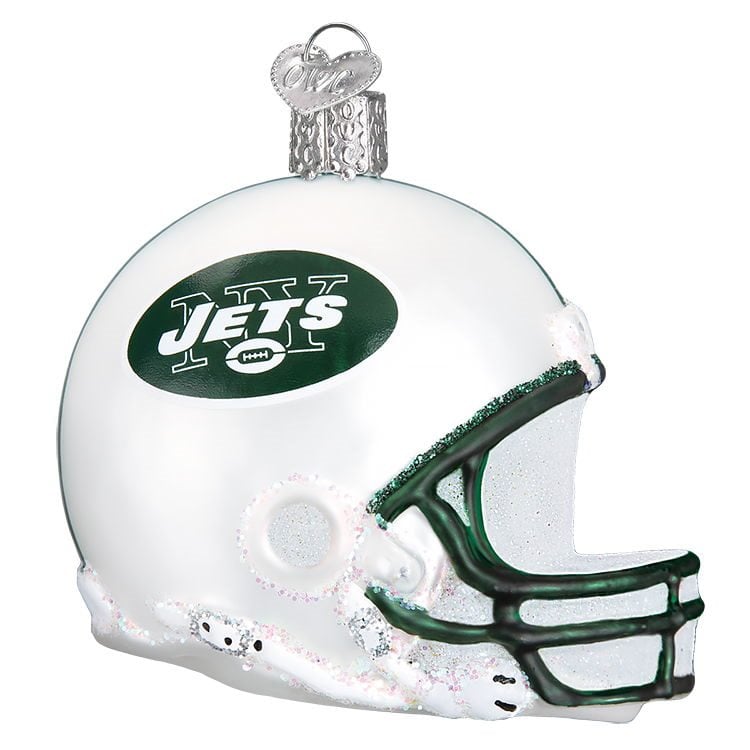 New York Jets Football Helmet Ornament