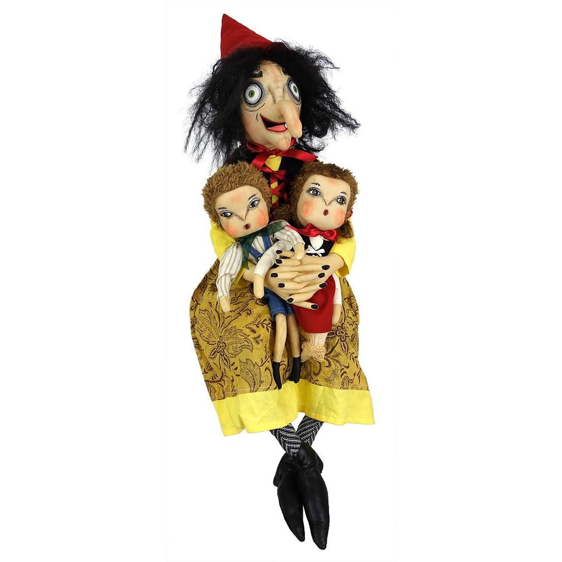 Sadie Old Hag with Hansel & Gretel Doll