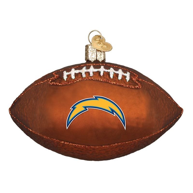 Los Angeles Chargers Football Ornament
