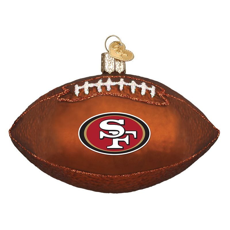 San Francisco 49ers Football Ornament