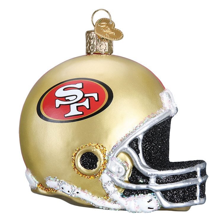 San Francisco 49ers Football Helmet Ornament
