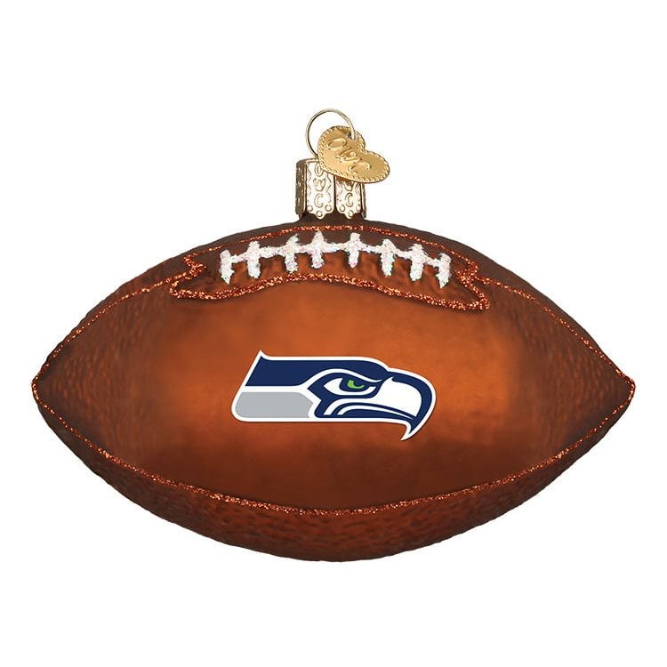 Seattle Seahawks Football Ornament