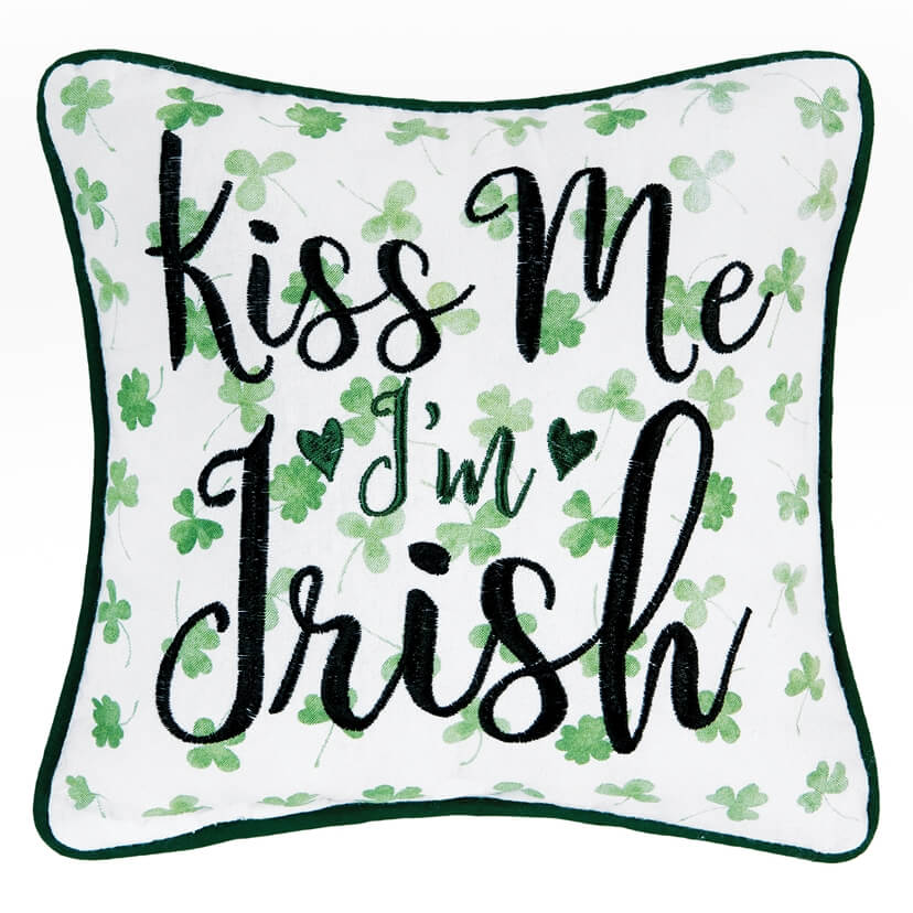 Kiss Me I'm Irish Pillow