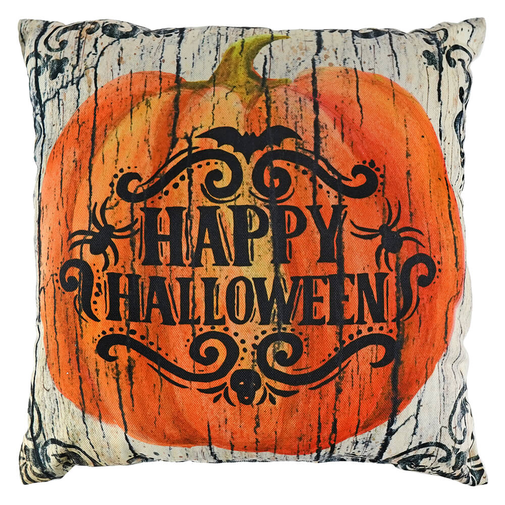 Happy Halloween Pumpkin Pillow