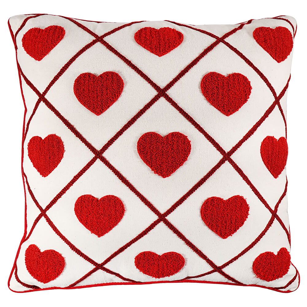 Vintage Hearts Pillow