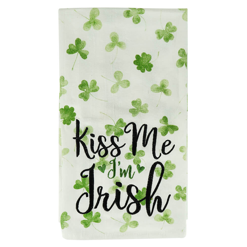 Kiss Me I'm Irish Kitchen Towel