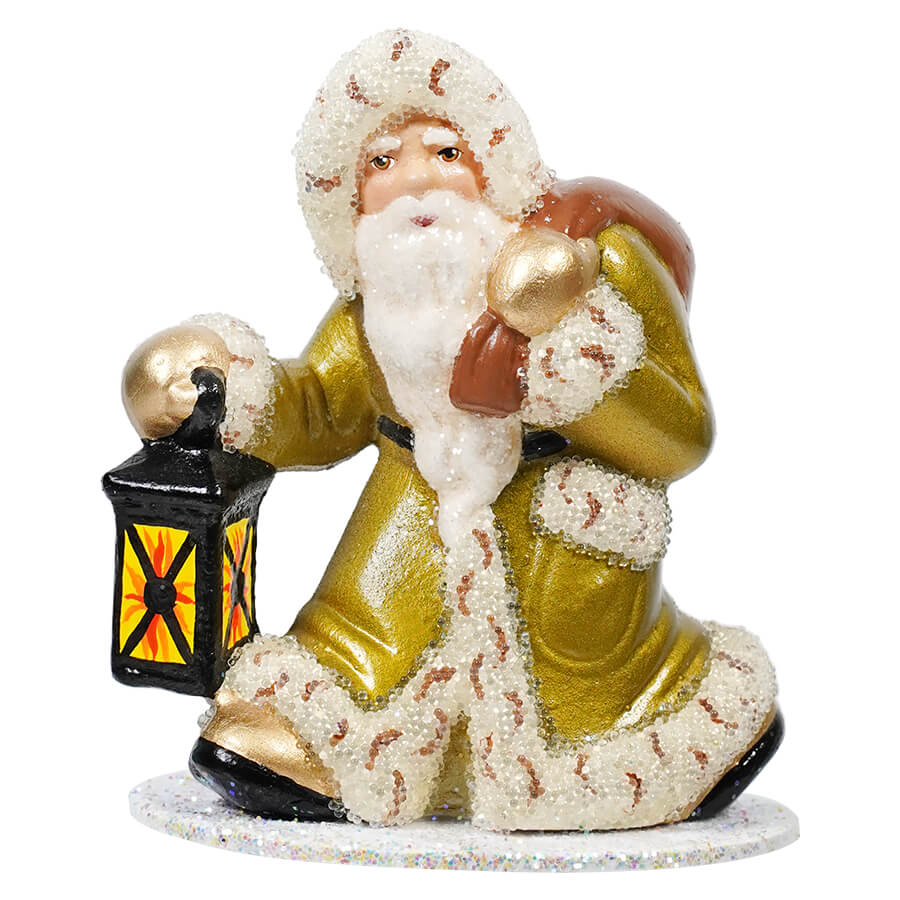 Olive Santa with Lantern