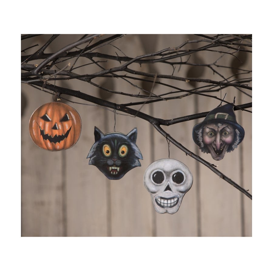 Halloween Haunts Ornaments Set/4