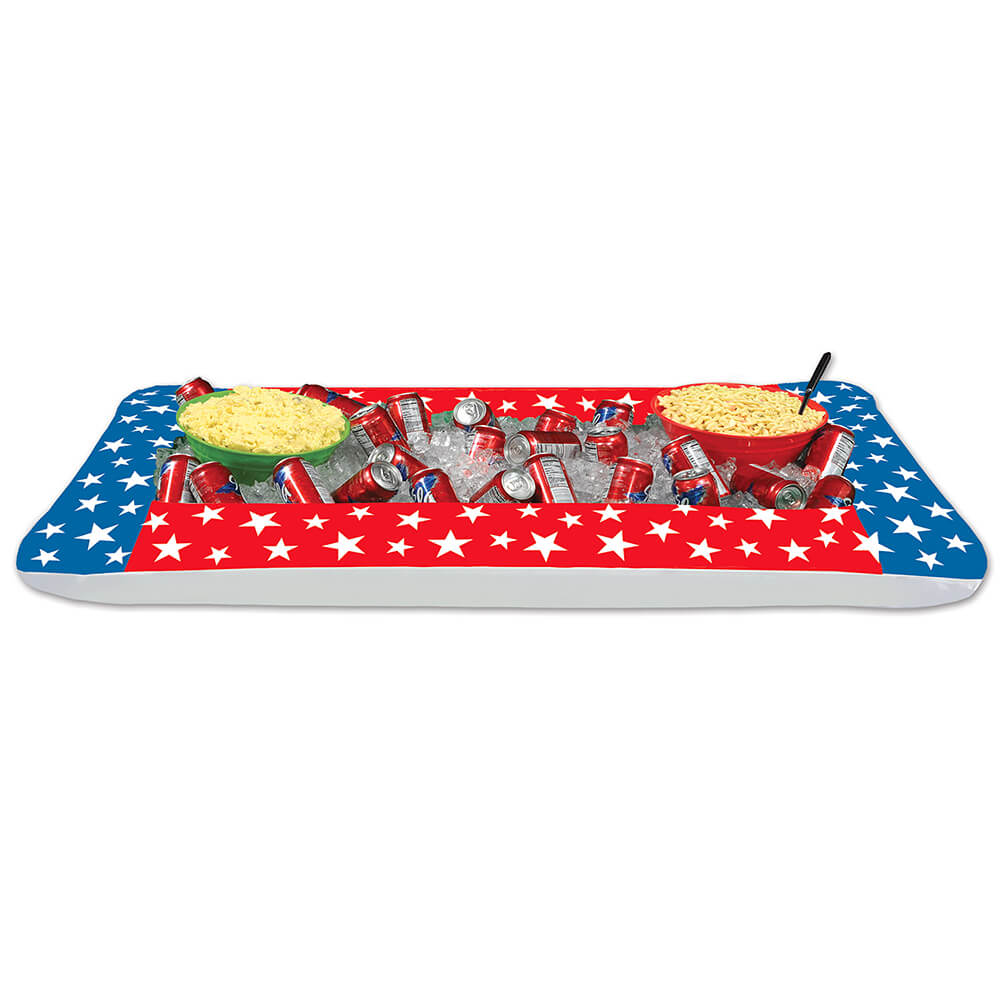 Inflatable Patriotic Buffet Cooler