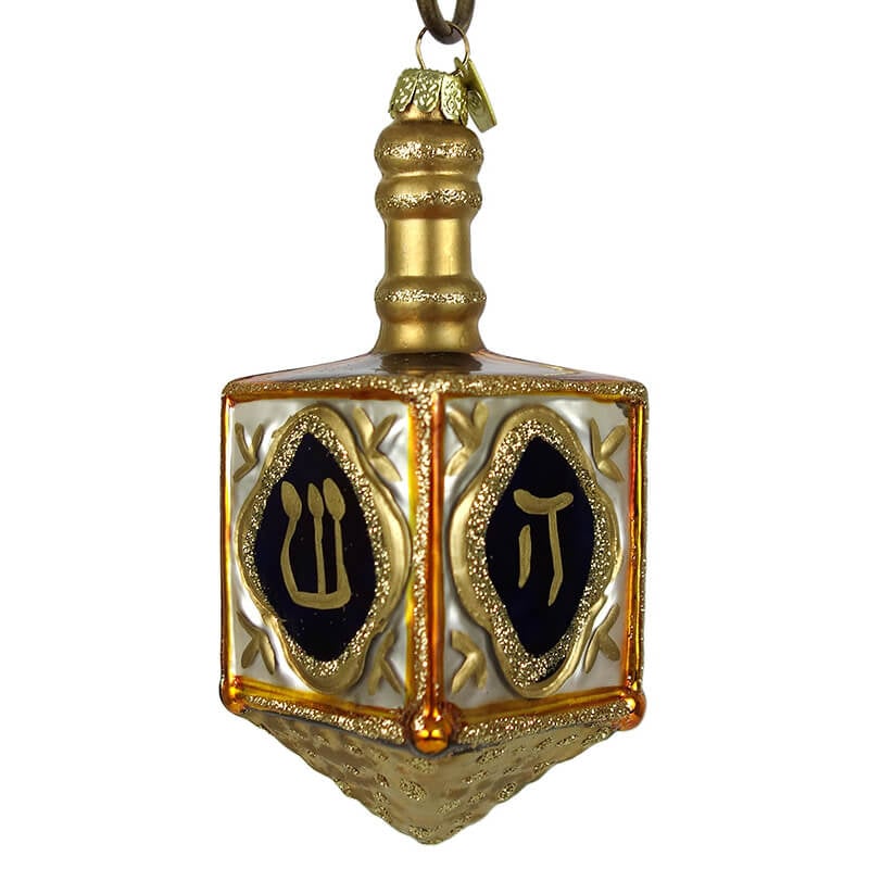 Gilded Dreidel Ornament