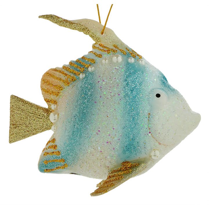 Two Striped Angelfish Ornament