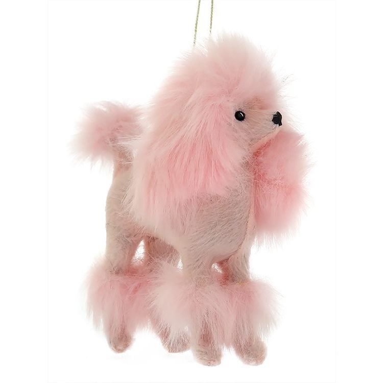 Pink Poodle Ornament