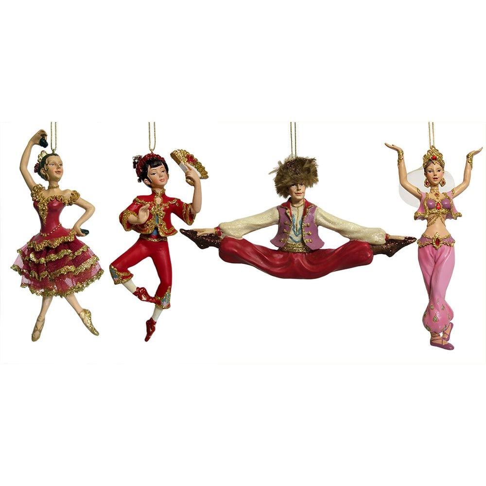International Dancer Ornaments Set/4