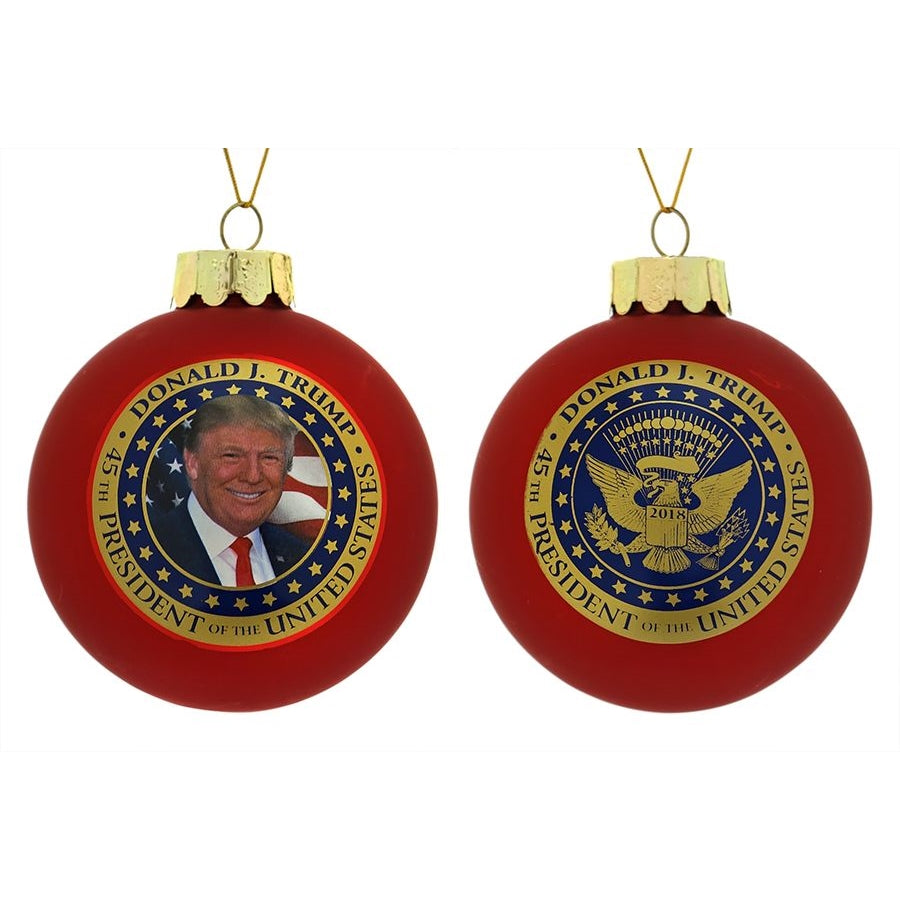 45th President Donald J. Trump Ball Ornament