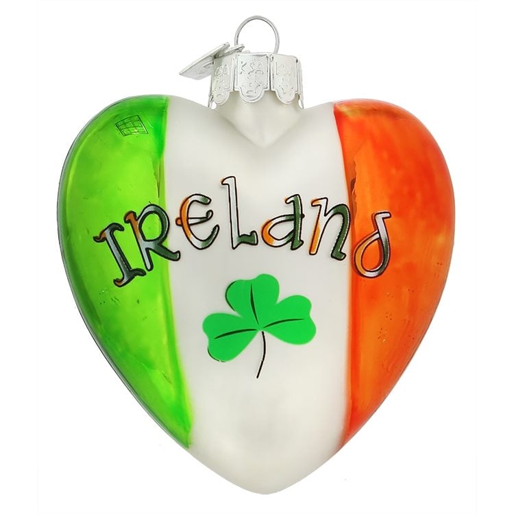 Ireland Heart Ornament