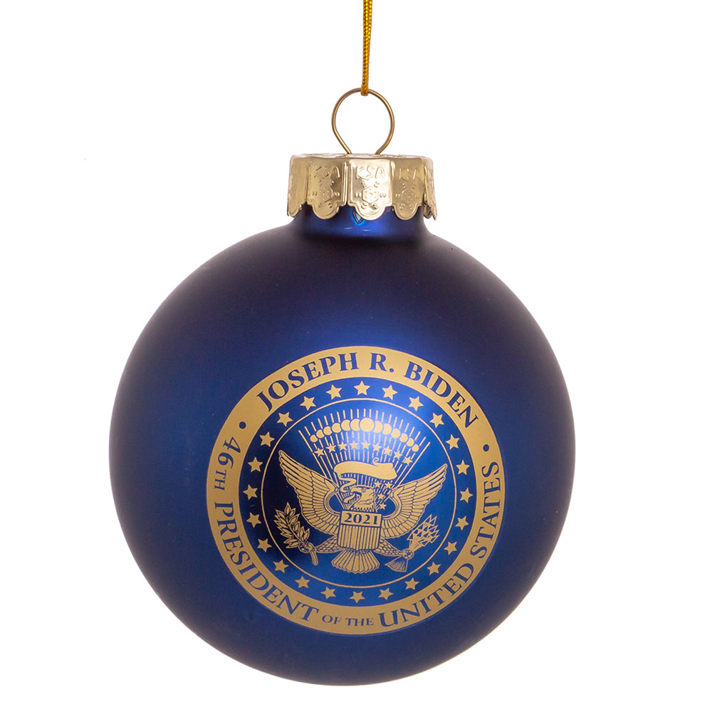 President Biden Glass Ball Ornament