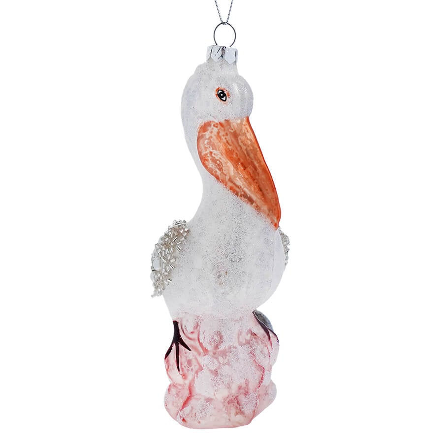 Hand Painted Pelican Ornament