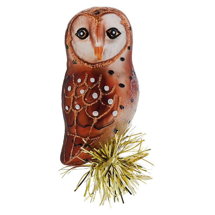 Brown Owl Clip-On Ornament