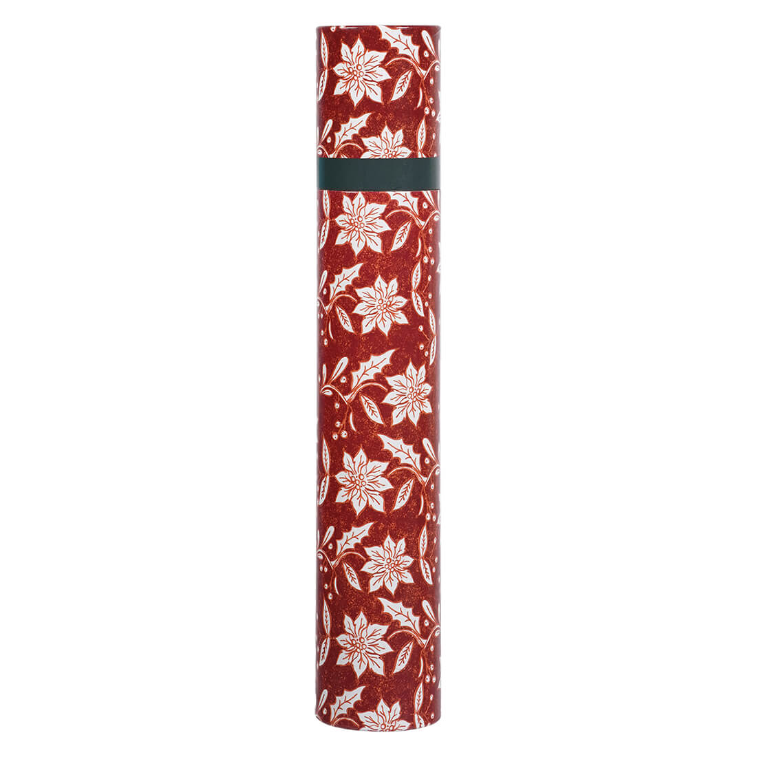 Poinsettia Fireplace Safety Matches in Tube Matchbox