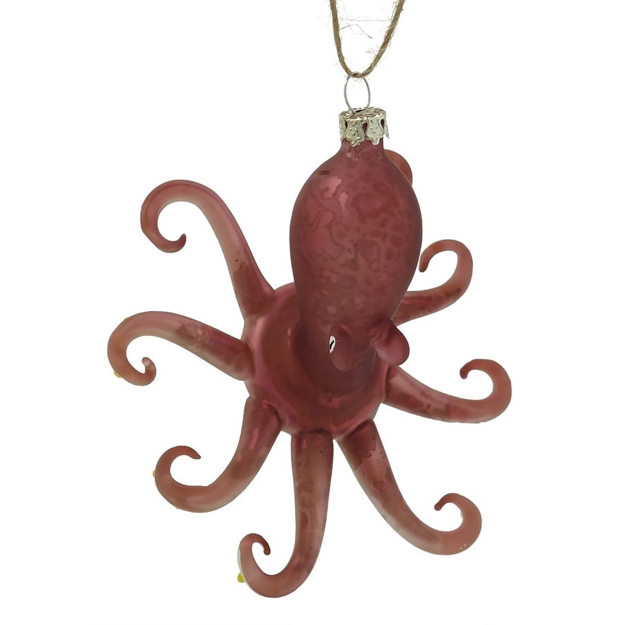 Fantastical Pink Octopus Ornament