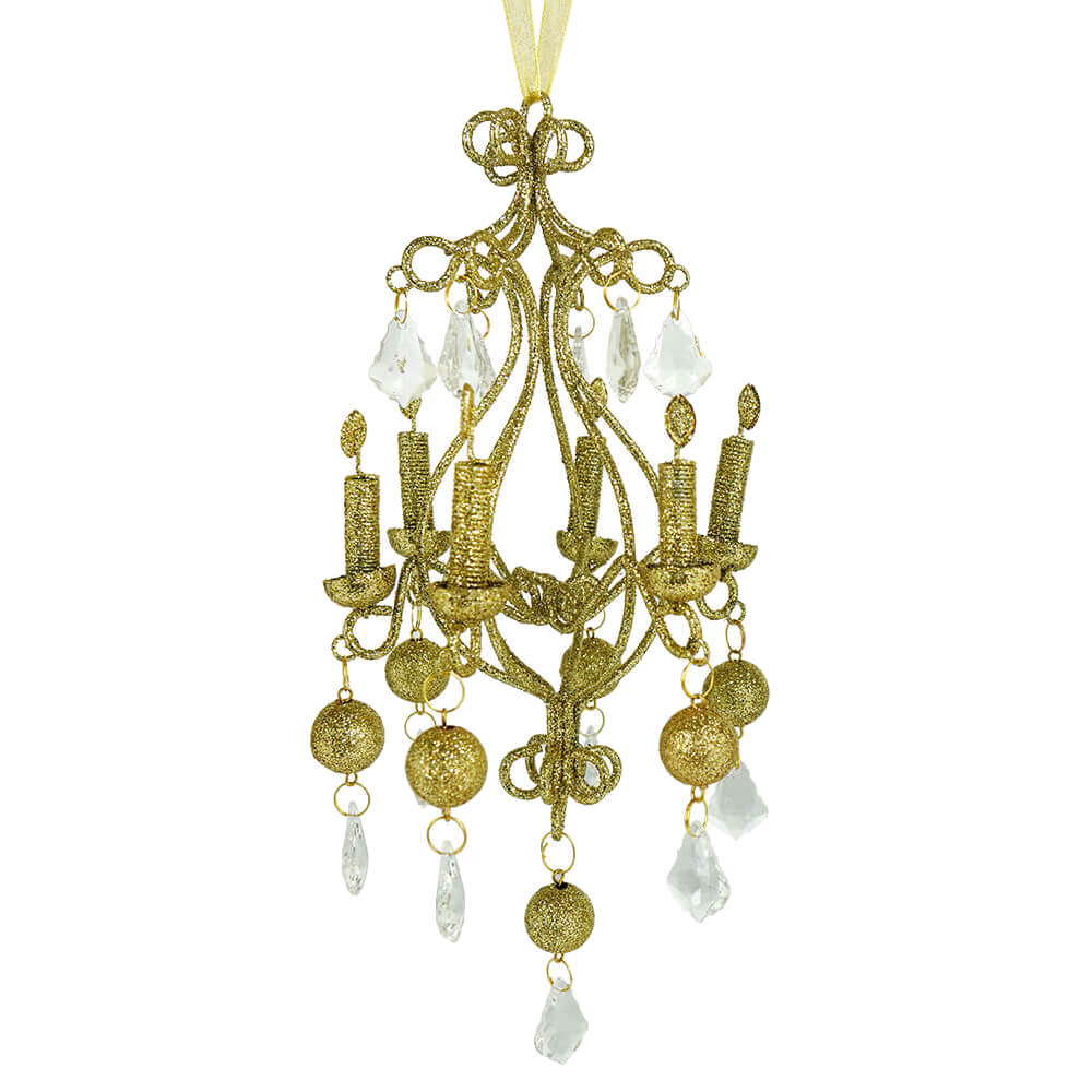 Fancy Gold Chandelier Ornament
