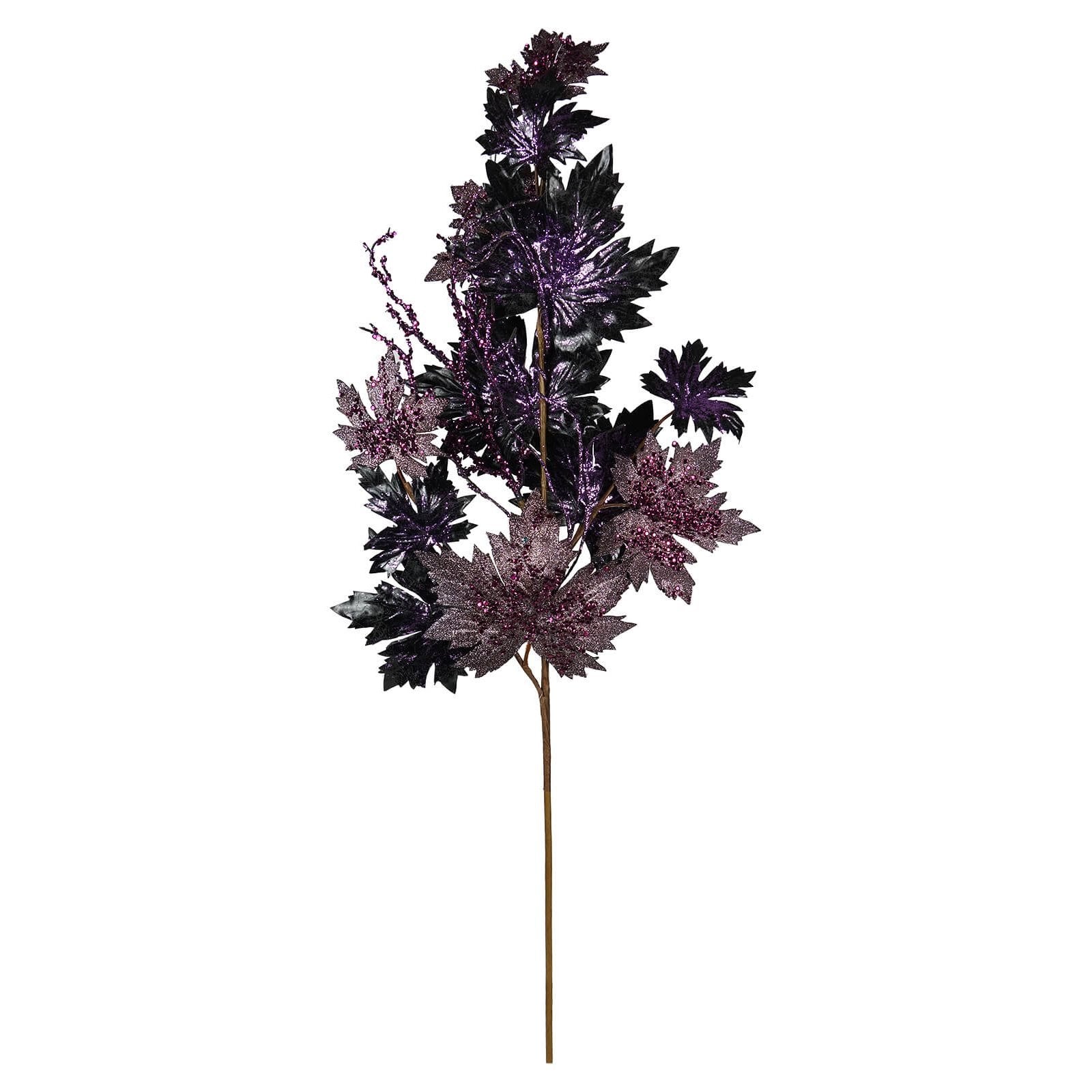 Black & Purple Maple Leaf Stem